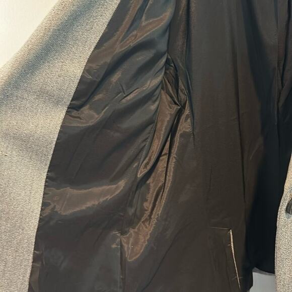 Express Studio Stretch size 12 Gray One Button Blazer Jacket - Picture 8 of 12